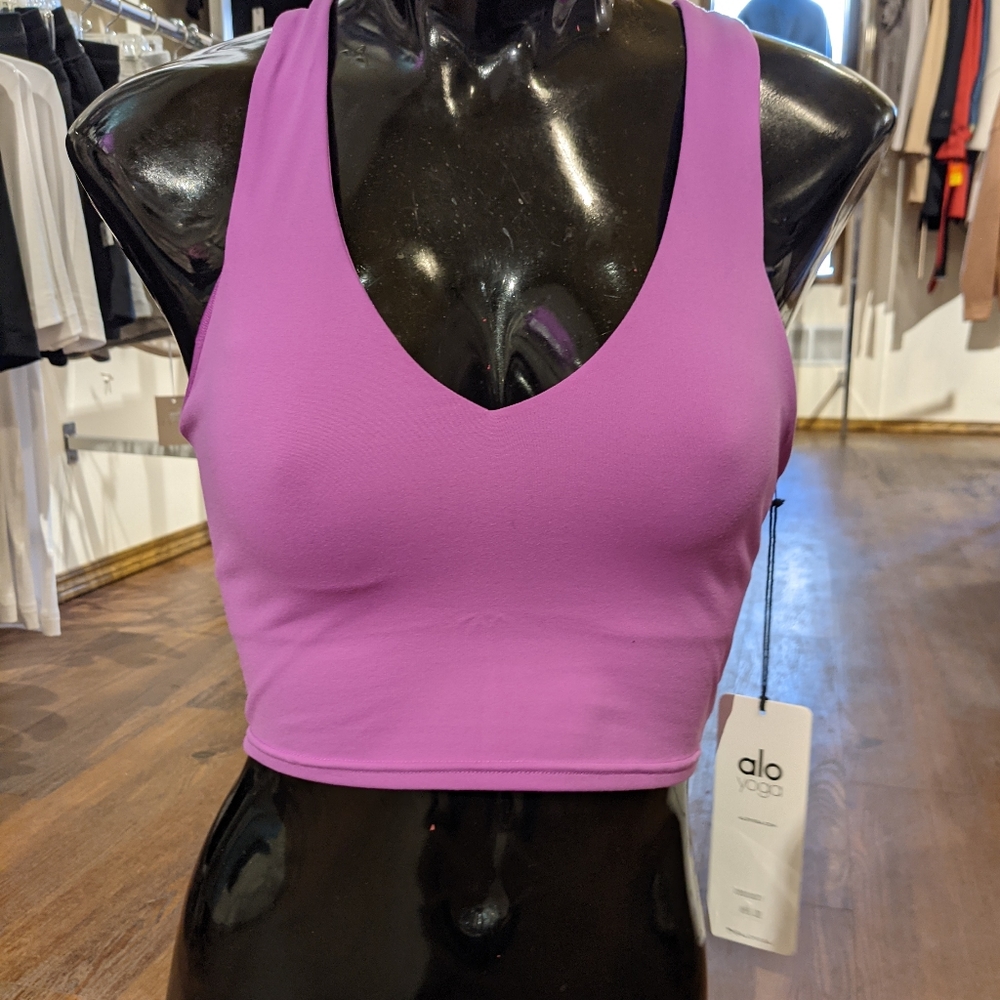 Alo Yoga Real Bra Tank BNWT Electric Violet